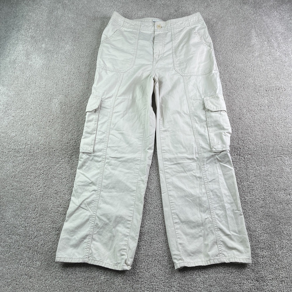 Abercrombie & Fitch Pants Womens 29 8 Tan Cargo Wide Leg Utility Streetwear